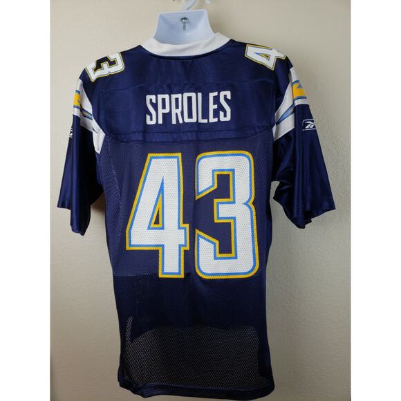 Official Reebok San Diego Chargers Darren Sproles #43 Blue Small Jersey - Picture 1 of 9